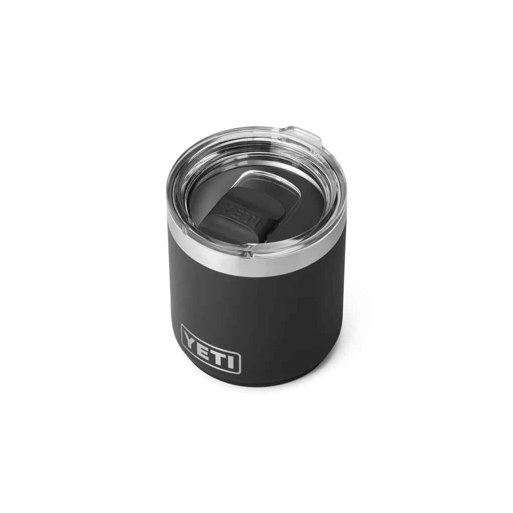 10oz Lowball with Lid - Black