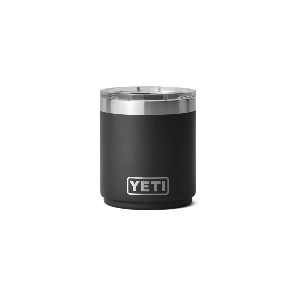 10oz Lowball with Lid - Black