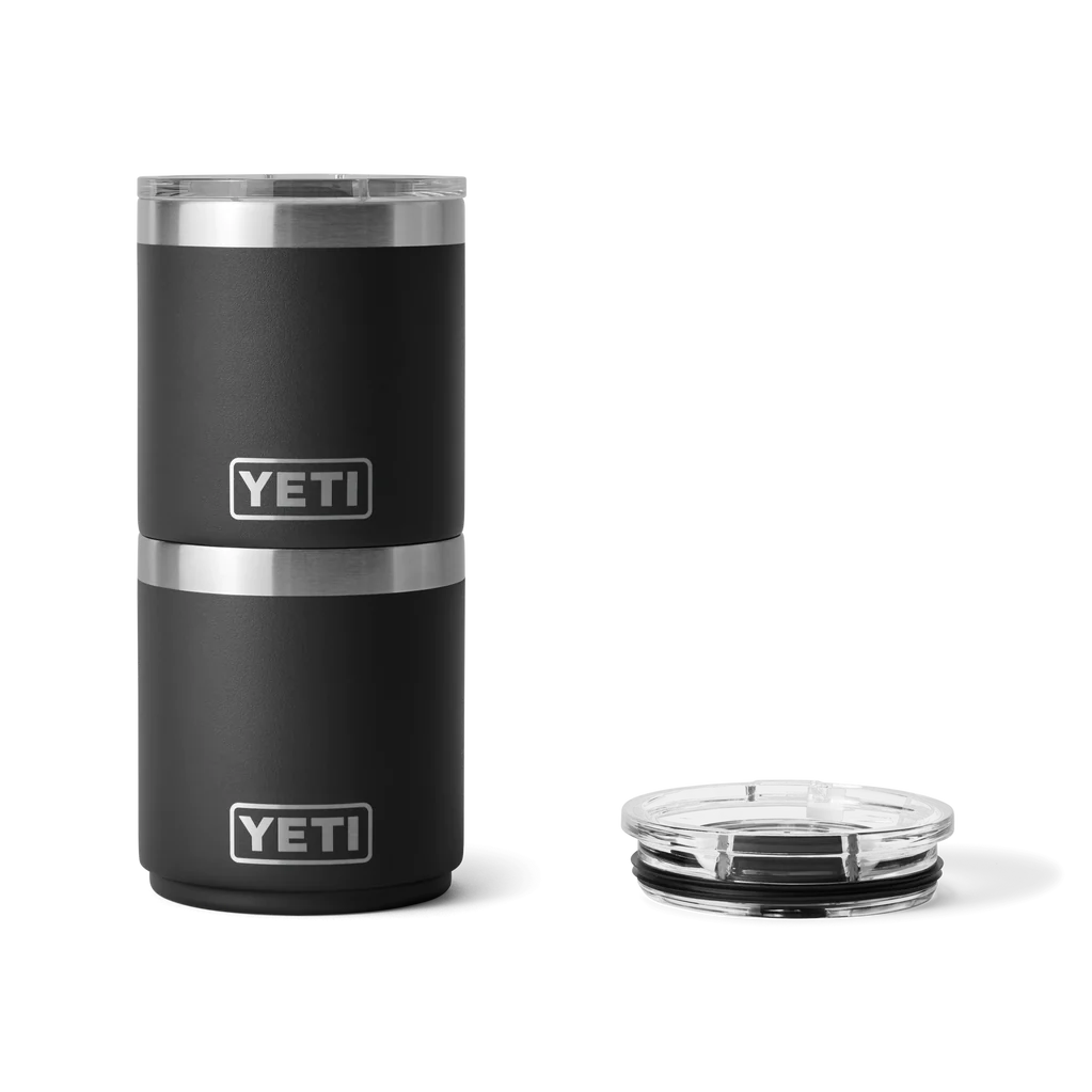 10oz Lowball with Lid - Black