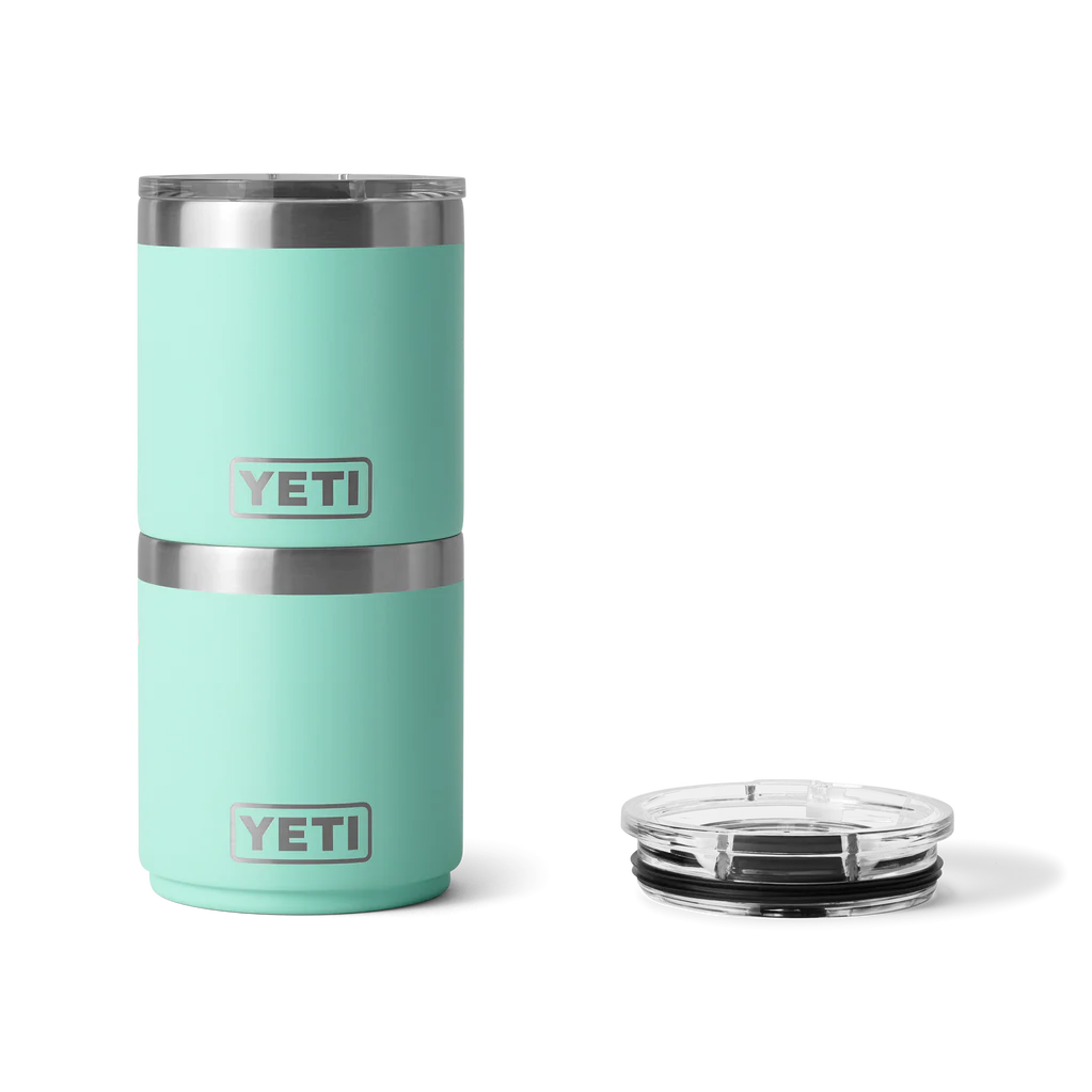 10oz Lowball with Lid - Seafoam