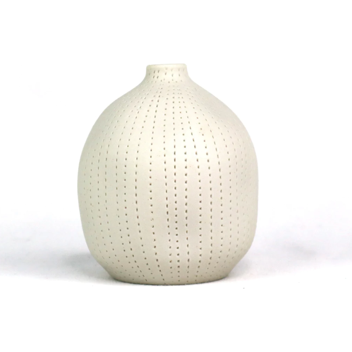 Cucumis Vase White Small