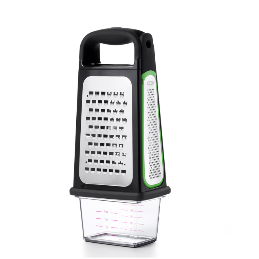 Etched Box Grater with Zester